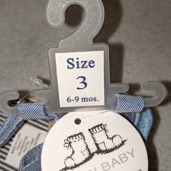 New Baby Denim Thong Flip Flops Sandals Size 3 - Picture 6 of 11